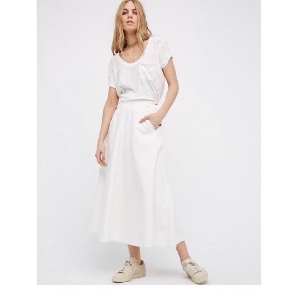 Free People In the Groove midi skirt
